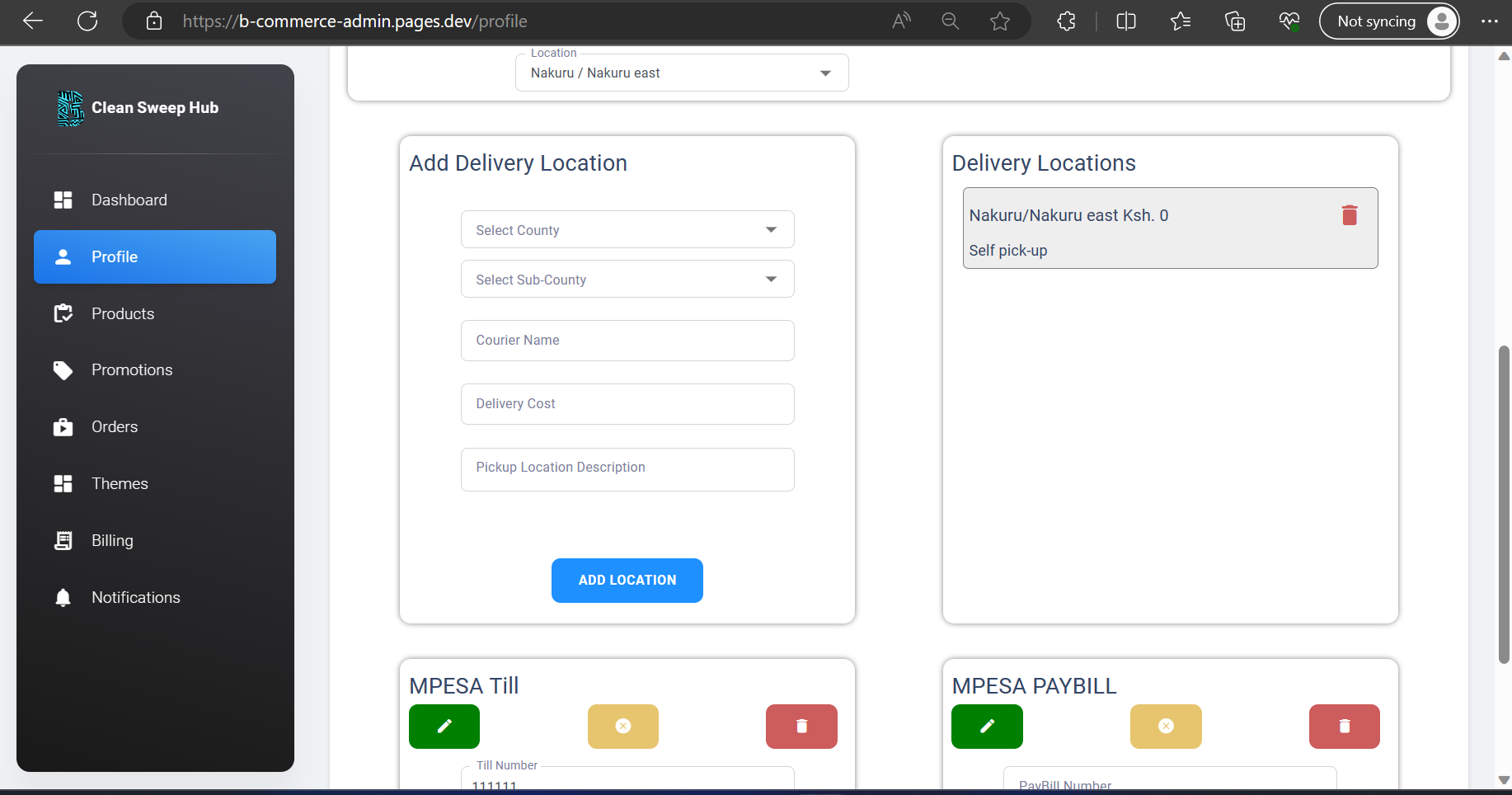 Delivery Information Delivery Information